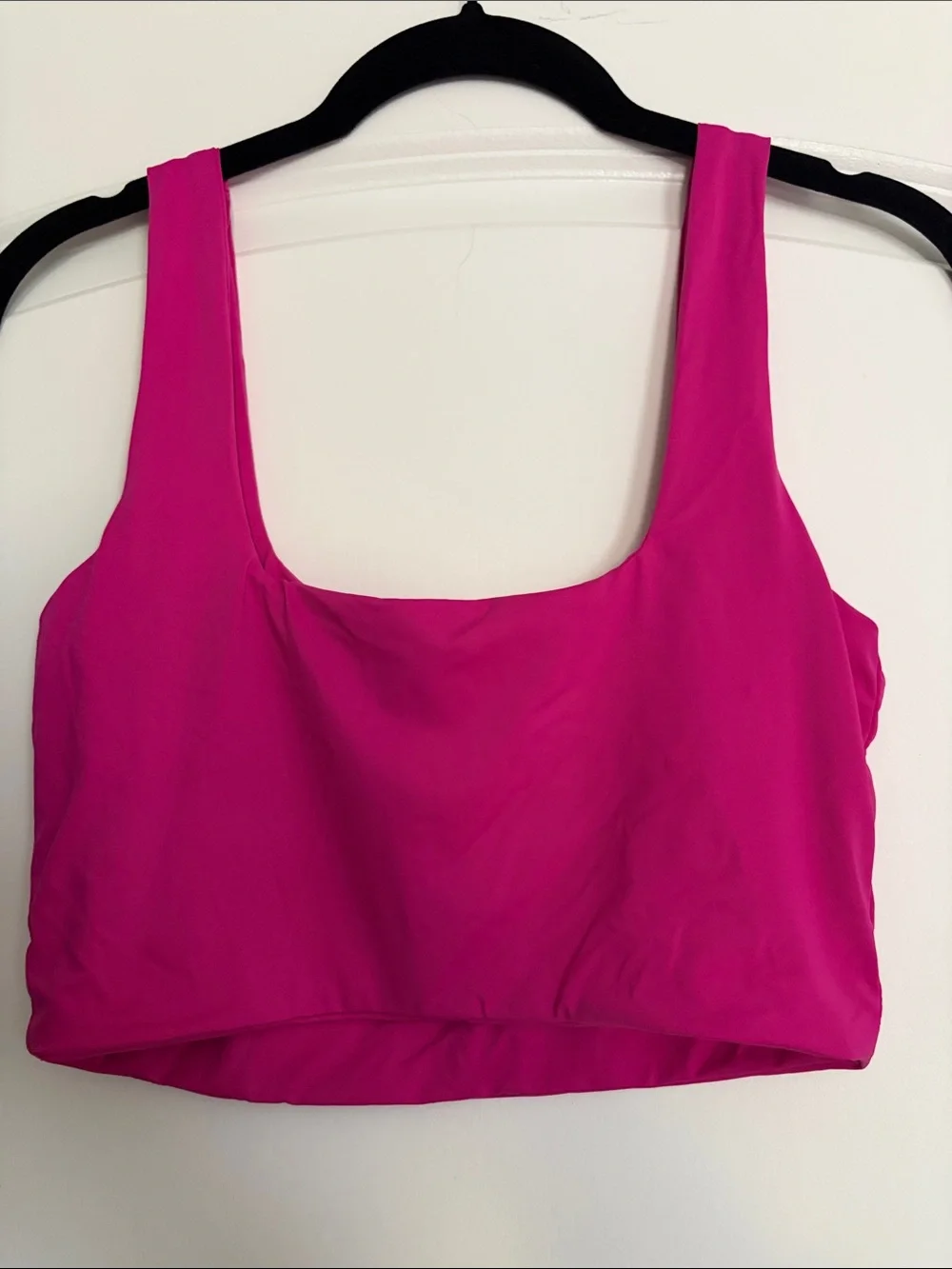 SHEIN Hot Pink Crop Tank Top